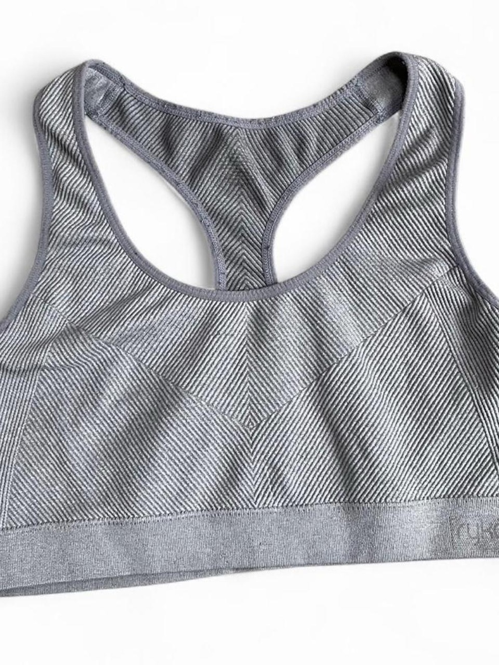 Rykä Seamless Gray Racerback Sports Bra